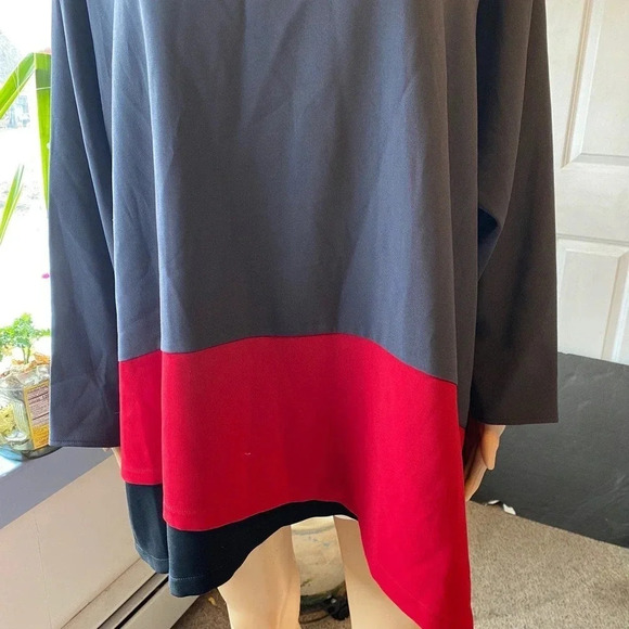 Sophia N.Y.C Boho Tunic Stretch Comfortable Top Blouse Plus Size 3X - Picture 6 of 6